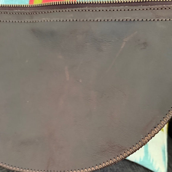 Lyons Leather Biggie Bee Espresso Brown Crossbody Bag belt bag original strap - Picture 4 of 8